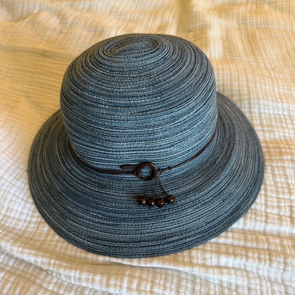 Kooringal Australia Blue Braided Packable Sun Hat - 100% Polyester (Like New) - Picture 7 of 7